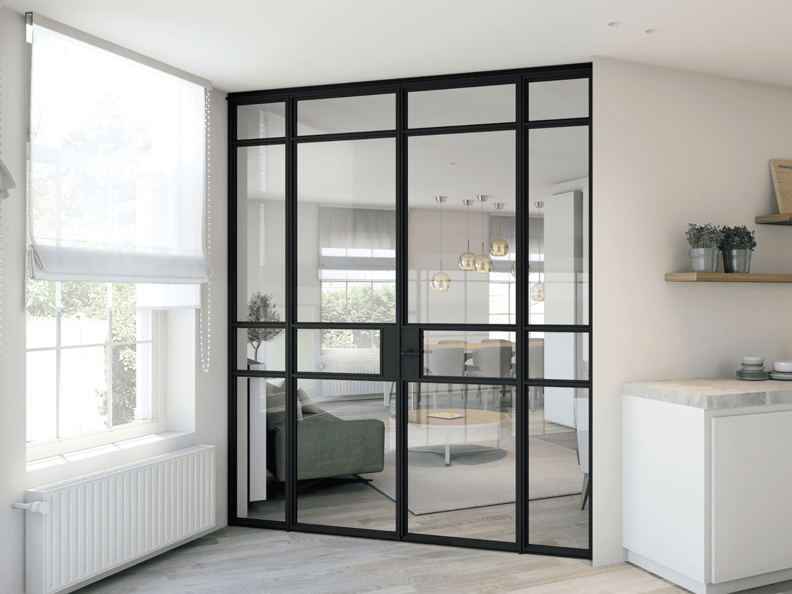 Lofttür Aluminium und Glas LOFT DE LUXE - Loft 9