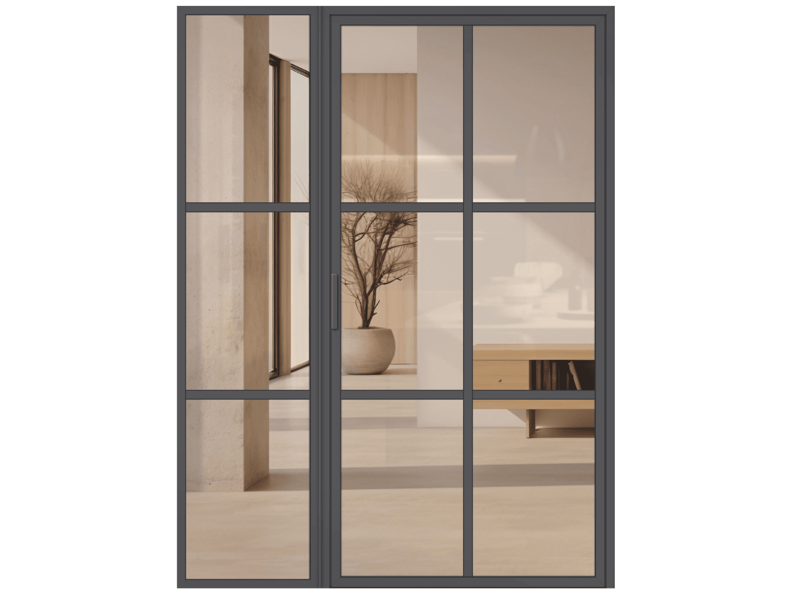 Lofttür Aluminium und Glas LOFT DE LUXE - Loft 4