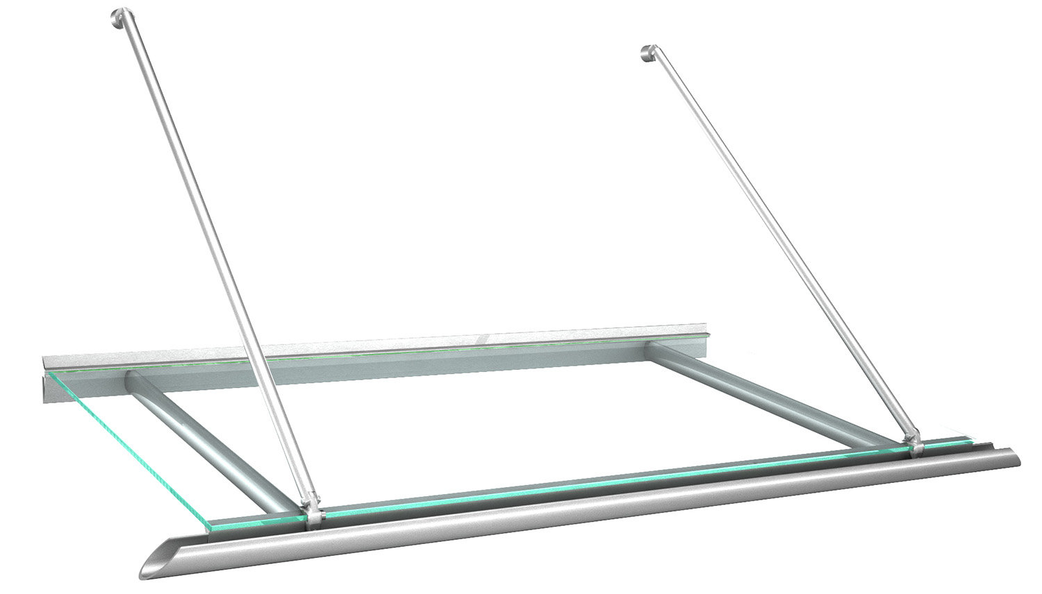 Vordach Aluminium Calypso 1 VSG-Glas