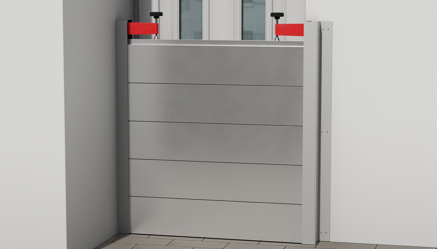 Modulares Wasserschutz-Dammbalkensystem Aluminium