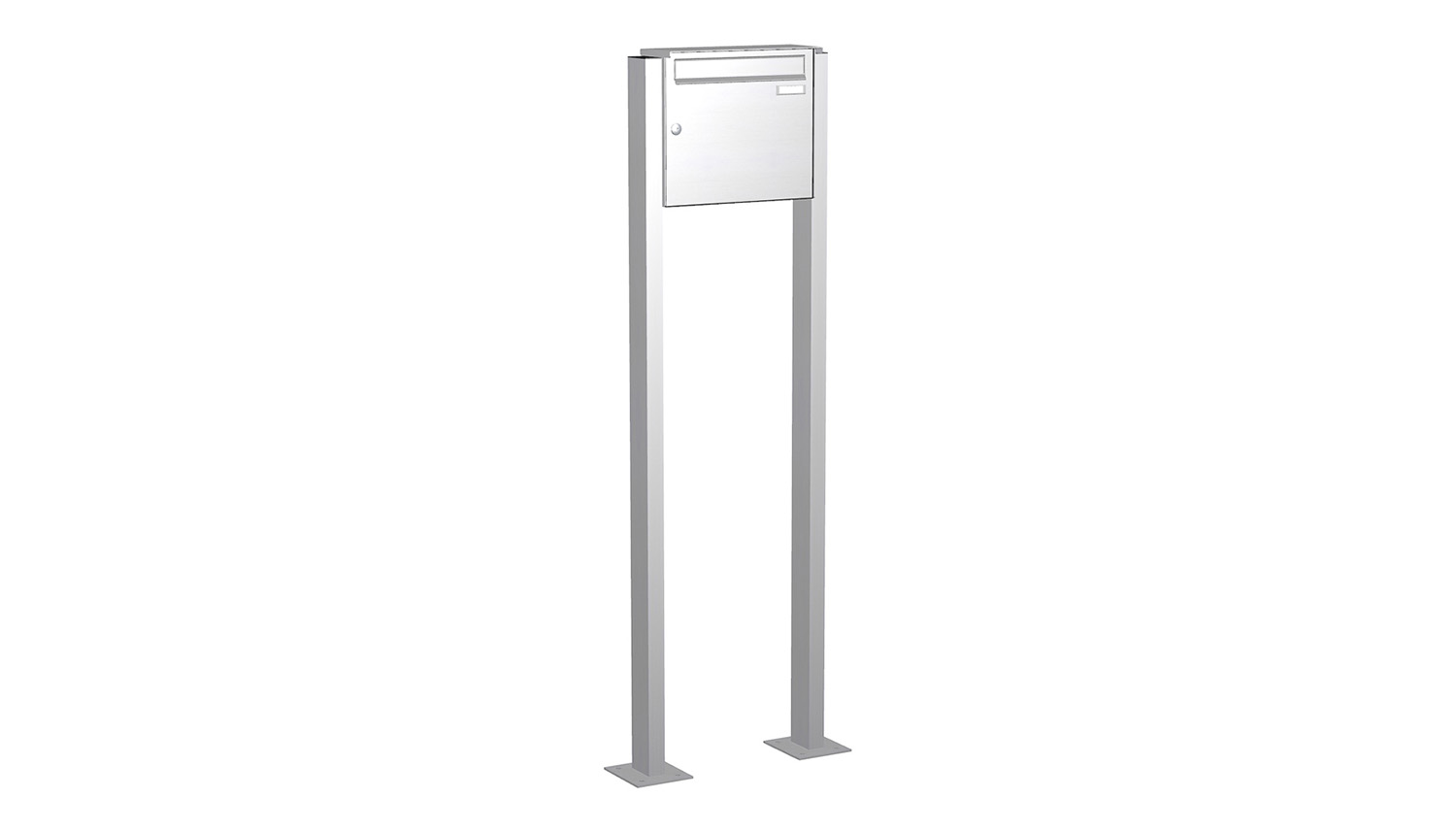 Briefkastenanlage | Freistehend | 1-fach | Senkrecht | Edelstahl