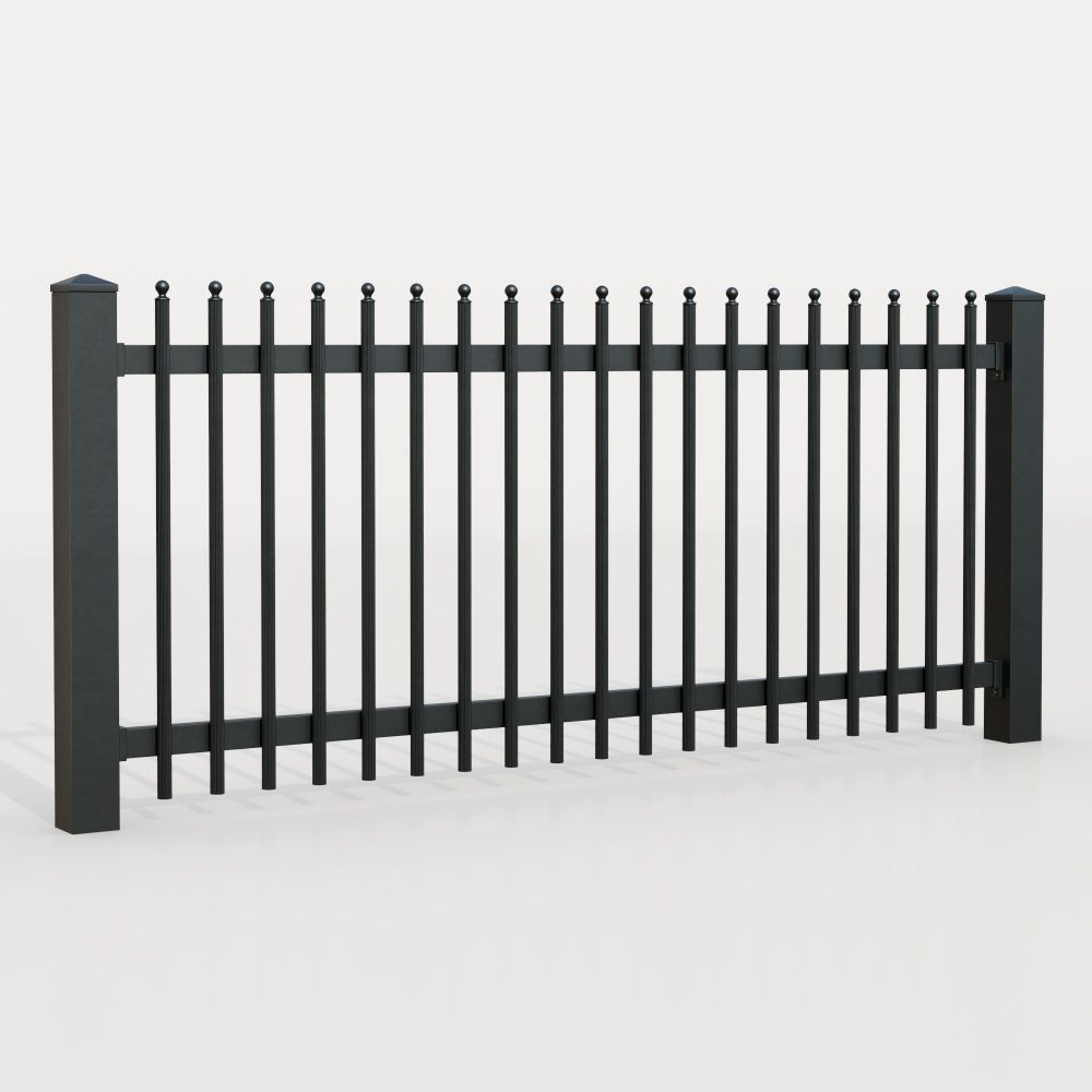Tuinafscheiding aluminium Palisades Elegant, GE