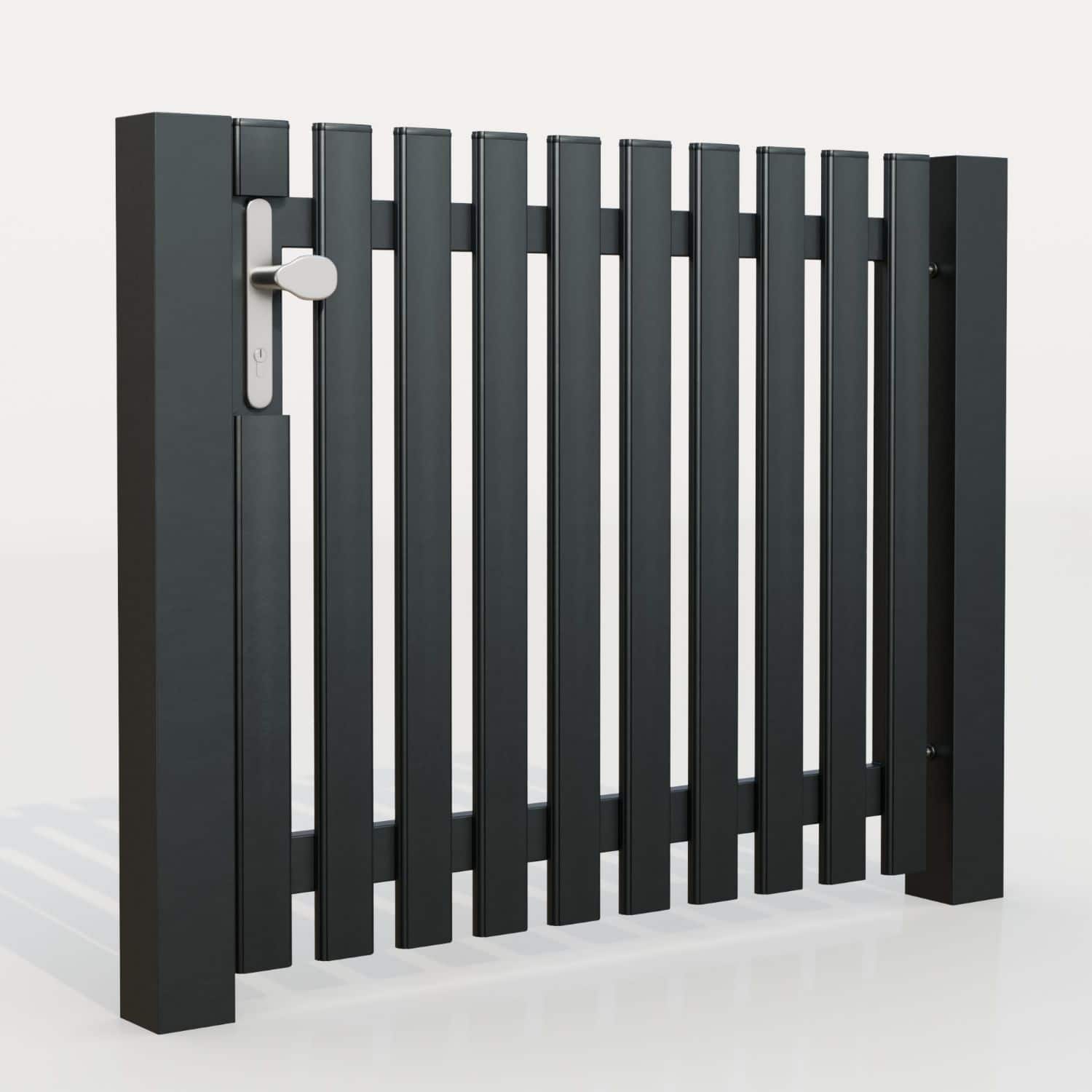 Tuindeur aluminium lamellen 1-vleugelig modern, GE