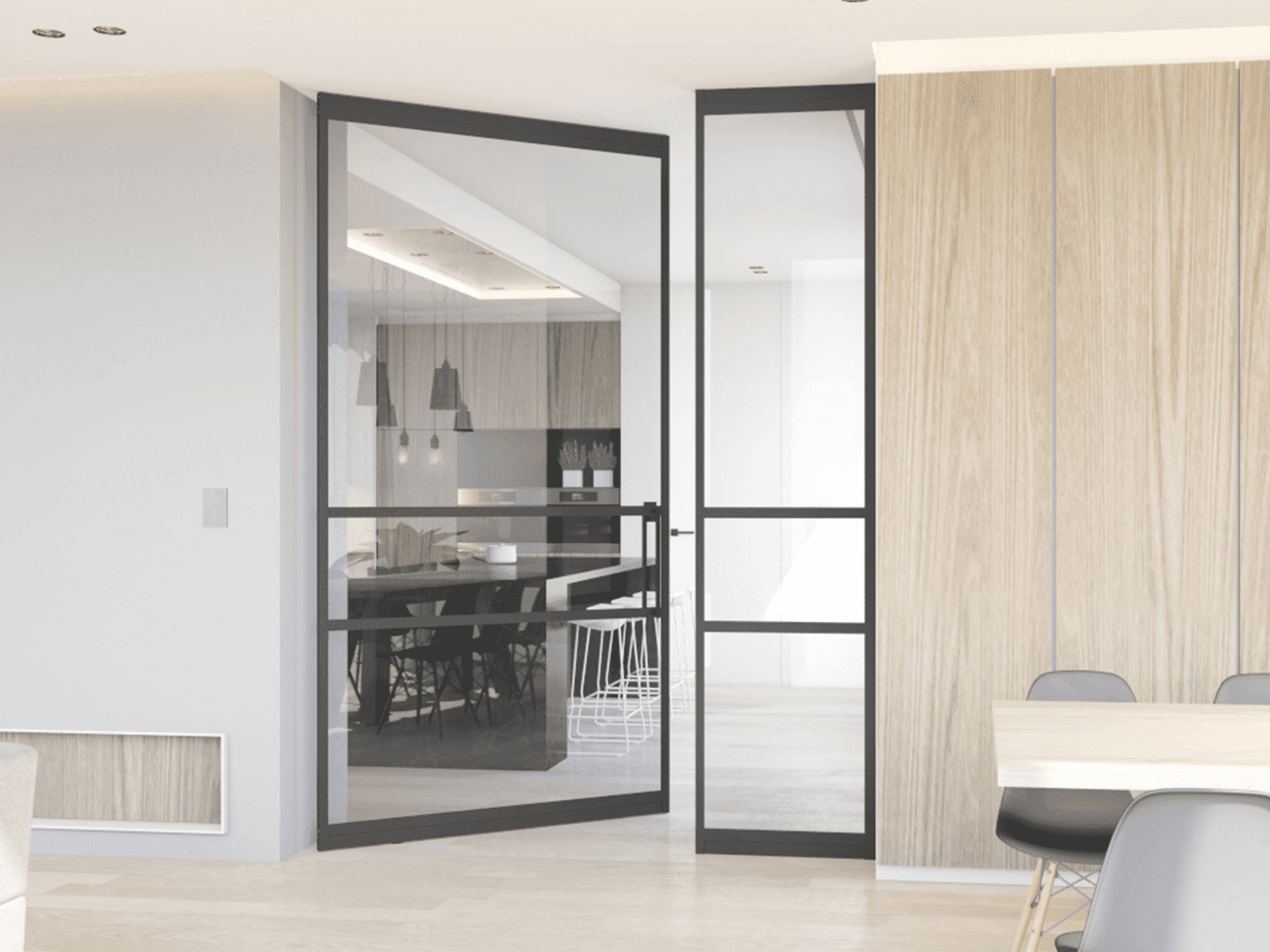 Lofttür Aluminium und Glas LOFT DE LUXE - Loft 9